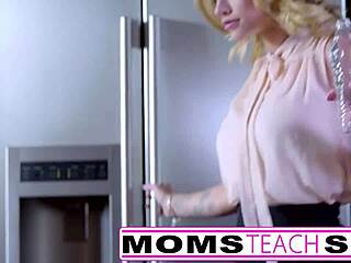Teen Daughter Shows Off Her Sucking Skills in Mom's Threesome Video