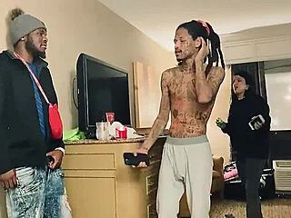 Exclusively shot in HD video: Youngstarbrazy x gaktrizzy x gakteeem4's amateur gay ass and casting video