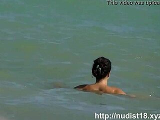 Amateur nudist beach video of tight bitches getting down and dirty