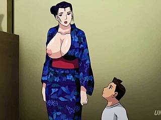 Fiul vitreg și sora vitregă își explorează dorințele cu mama vitregă într-un videoclip tabu Hentai