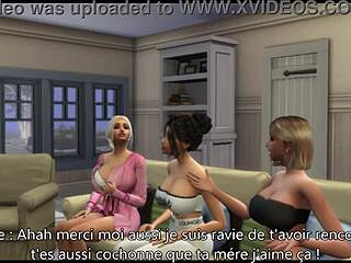 Sims 4: Гореща среща с бюстовития съсед в апартамента на съквартирантите