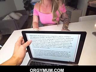 POV sex with stepmom Lolly Dames and her stepson's big dick