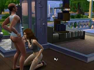 My perverted friend comes in and we explore the bible sims 4 parody