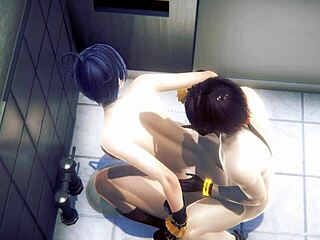 Genshin Impact hentai: Japonské hardcore porno video, v ktorom sa Xialings hrajú v záchode