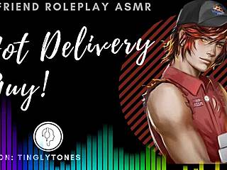 Intense gay roleplay with a hot delivery guy in 4f