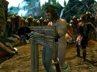 Skyrim's hottest gay porn video featuring Ares and the Bandits