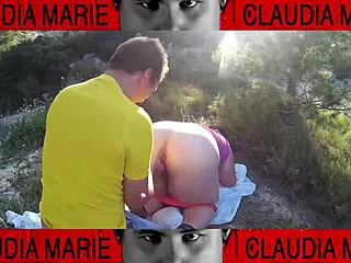 A plump spouse receives treats in the husband's rear end, followed by a homosexual companion indulging in them in this flawless coupling, set outdoors with fetish elements and featuring ample bosoms and derrieres.