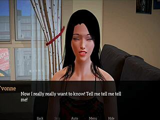 A thrilling erotic story in a visual novel format