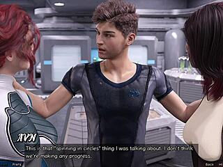 Elsies ยั่วเย้านมและเกมเลสเบี้ยนใน Stranded in Space 52